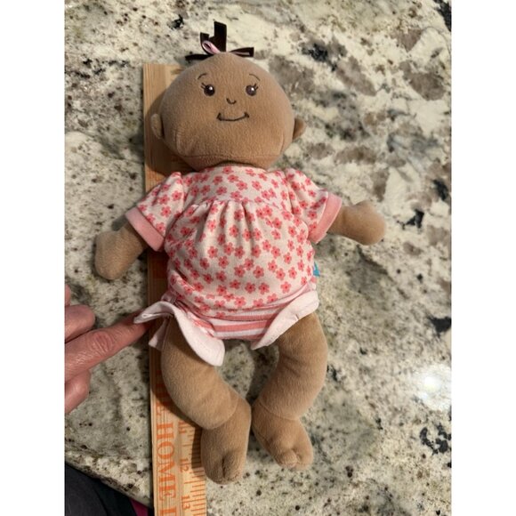 Wee Baby Stella Plush Doll Manhattan Toy Clothes Brown Hair Latina 2014 Magnetic - Picture 11 of 14